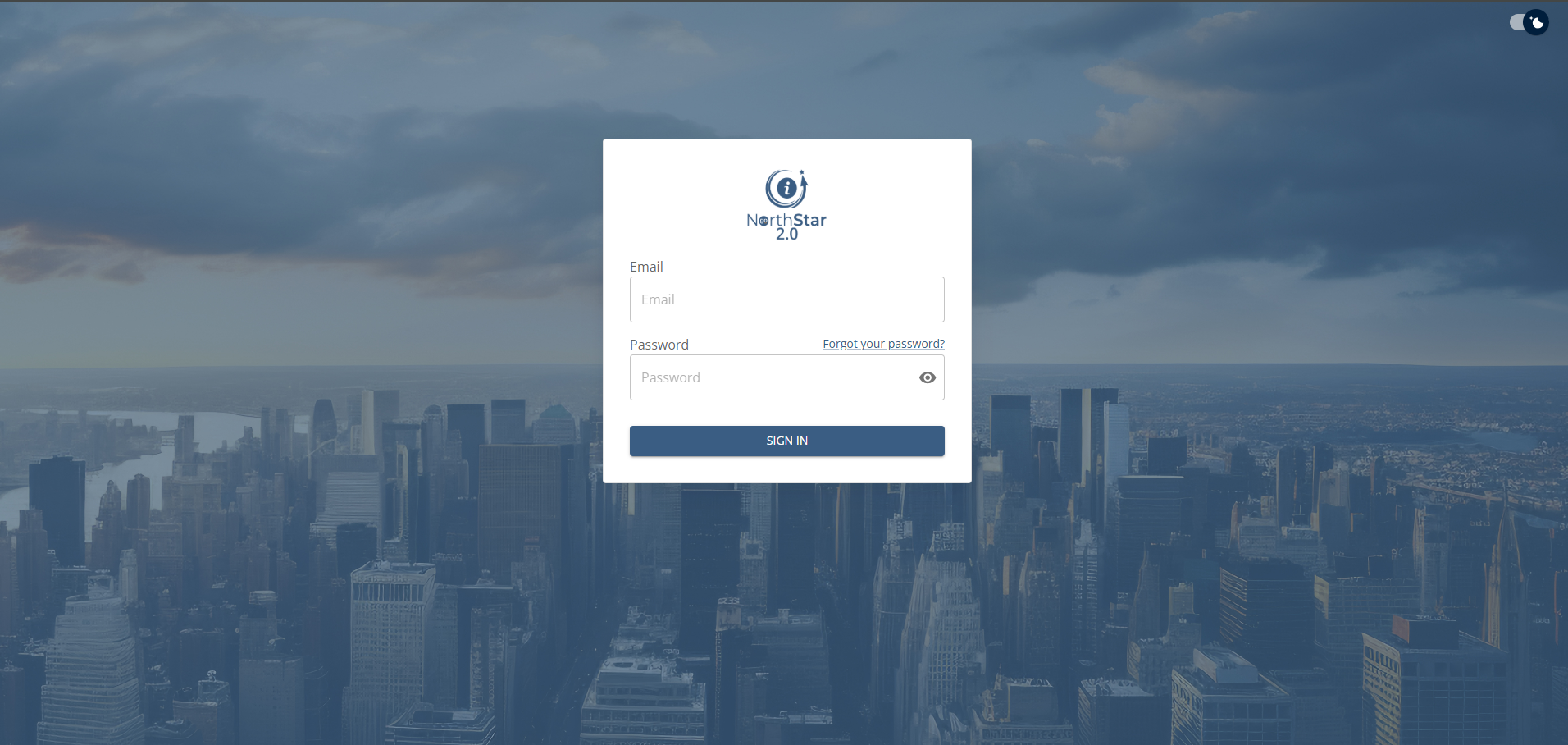 NorthStar CRM main interface - NorthStar CRM is a CRM system used by one of the leading and trusted destination services in the USA to manage their clients and orders.